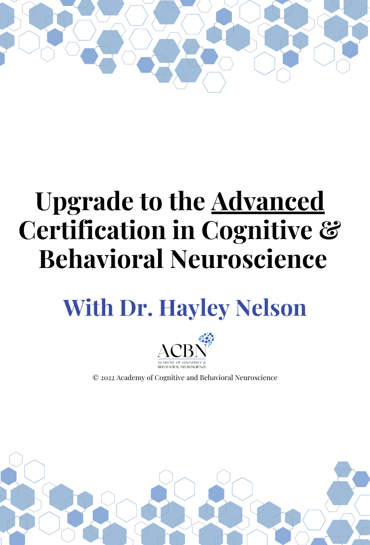 Want to Upgrade to the Advanced Certification?